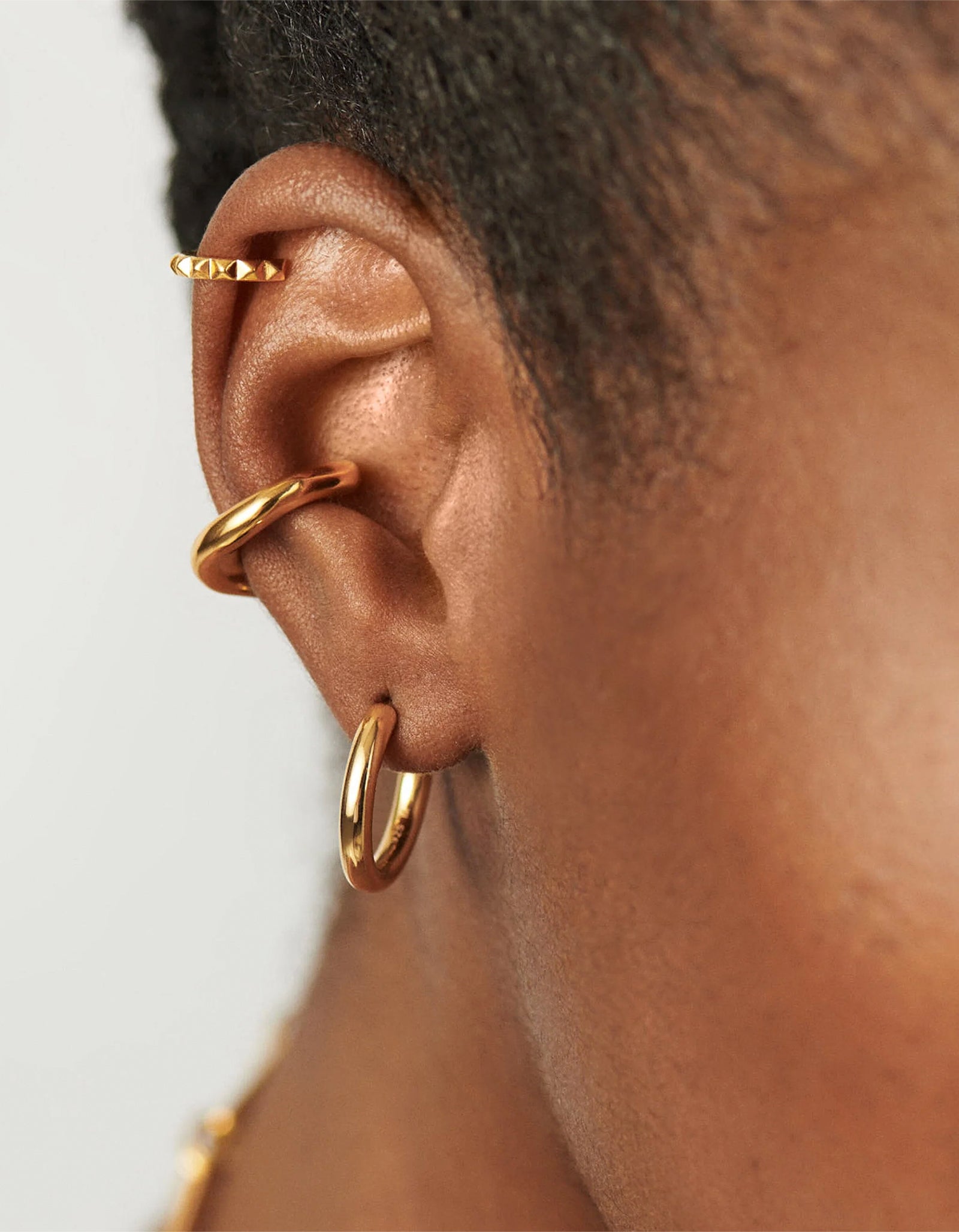 Deia Medium Hoop Earrings in 18k Gold Vermeil on Sterling Silver |  Jewellery by Monica Vinader
